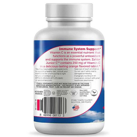 Junior C Advanced Vitamin C 250 Mg, ZHL